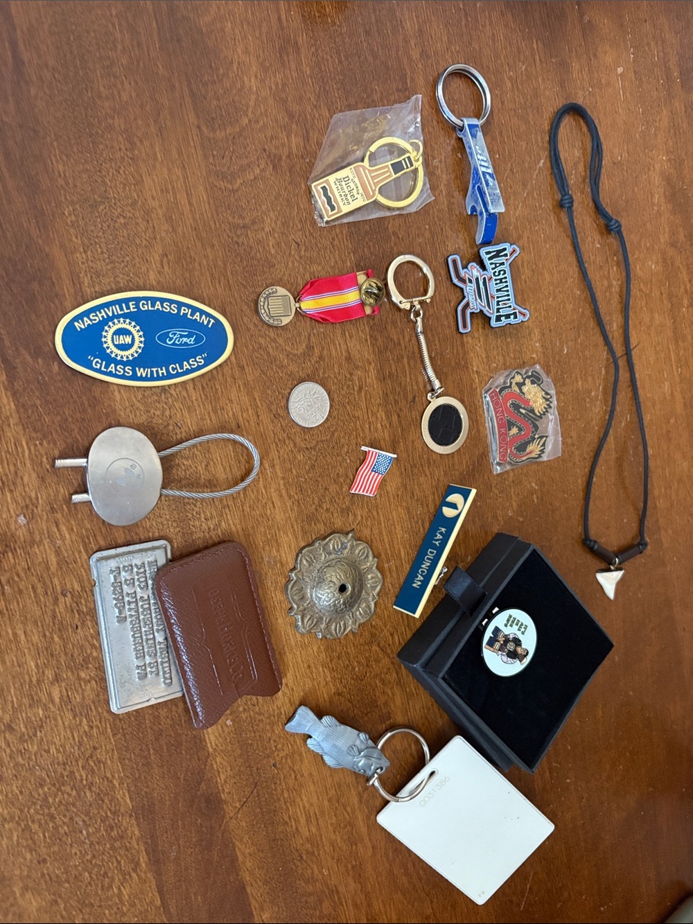 Several collectible items